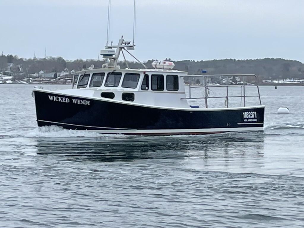 Maine island shop delivers a lobster boat with a new rubber deck